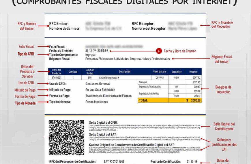 requisitos que debe contener una factura