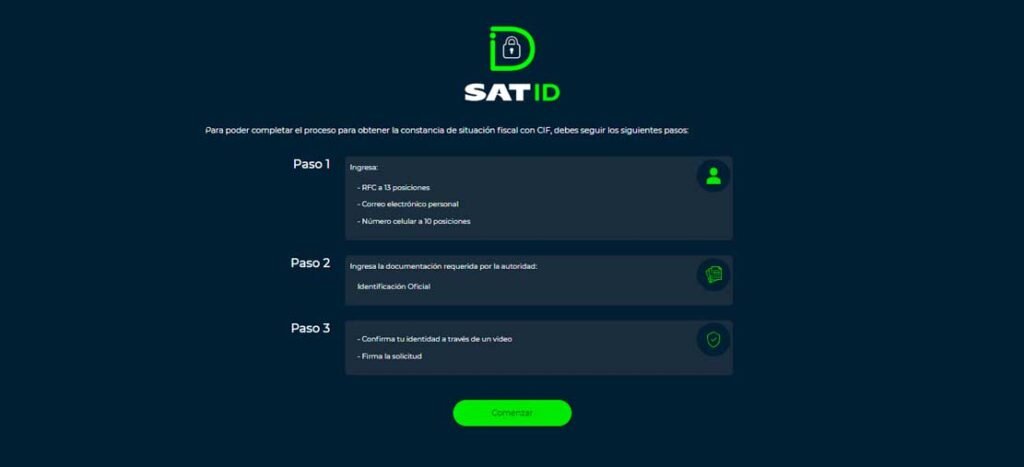 sacar la constancia de situación fiscal sin contraseña ni e.firma