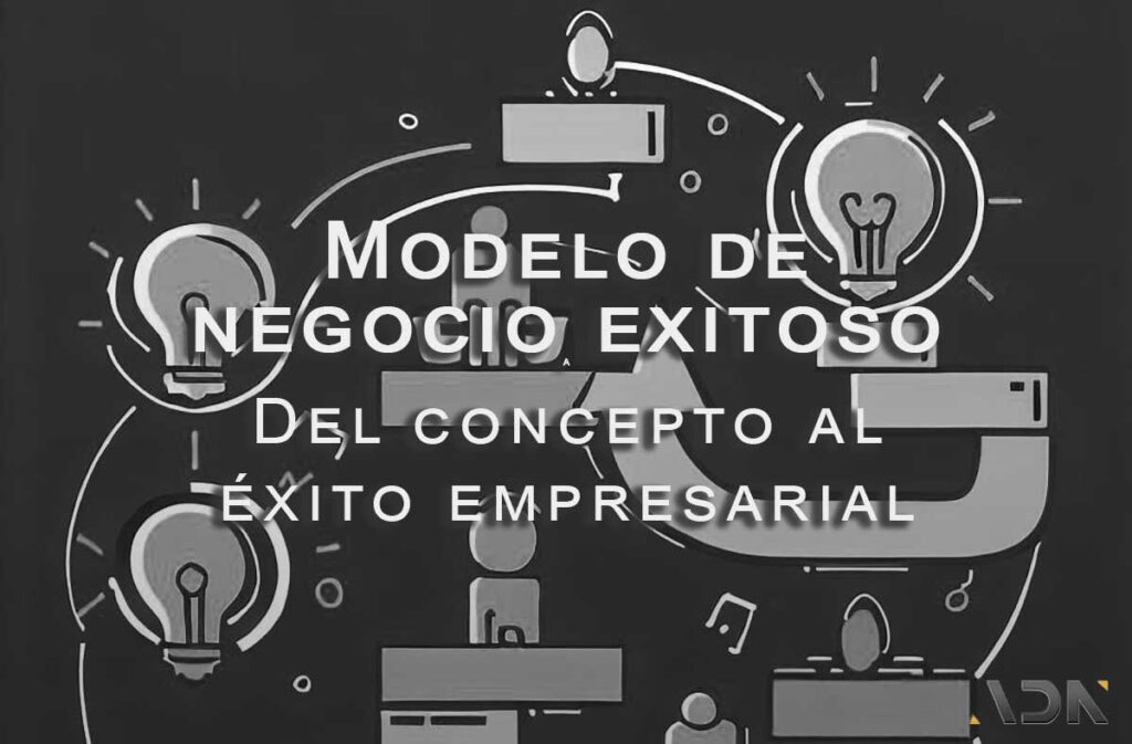 Modelo De Negocio Del Concepto Al Éxito Empresarial Adn 0350