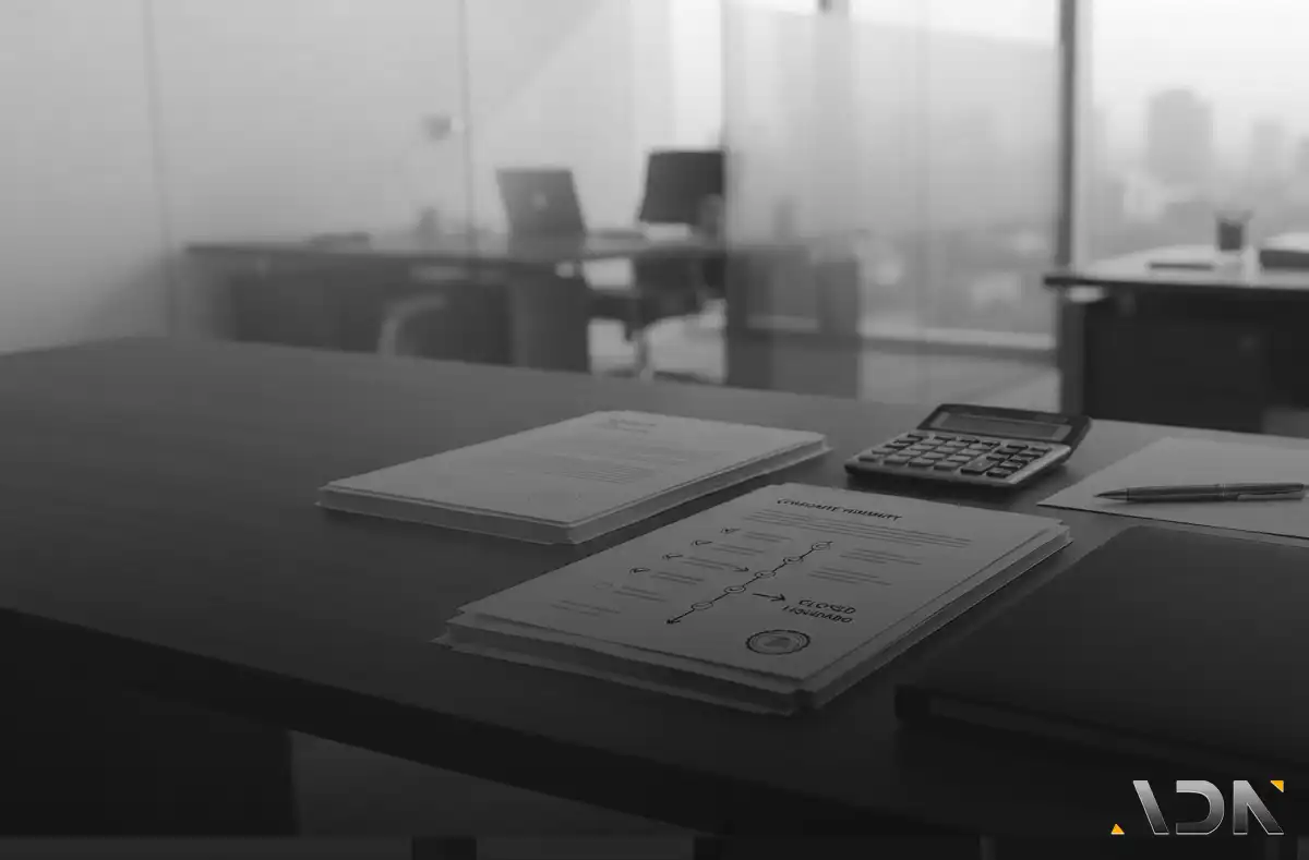 Documentos corporativos que representan la disolución y liquidación de una sociedad mercantil